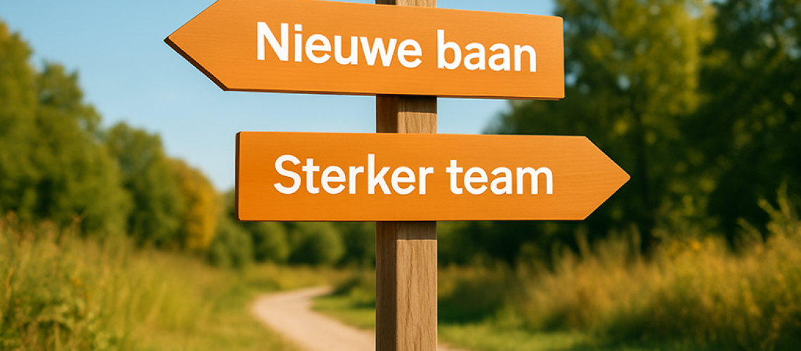 op een kruispunt staan qua werk, vacatures invullen in de herfst